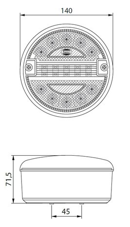 Led Achterlicht 2 Functies