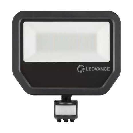 50W LED Floodlight 230V + Sensor 4000K