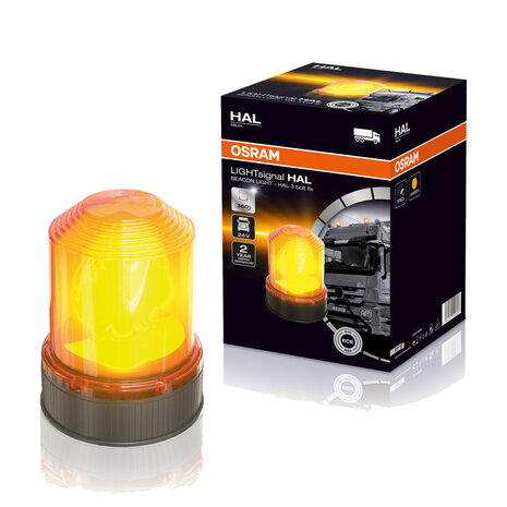 Osram LED Warning lamp 3 Bolt Fix Orange RBL102