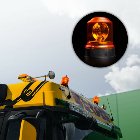 Osram LED Warning lamp 3 Bolt Fix Orange RBL102
