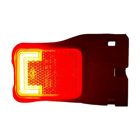 Horpol LED Front Marker Red 12-24V + Mounting Bracket LD 2732