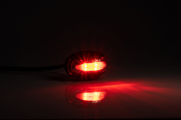 Fristom FT-012 C LED Marker Lamp Red Oval