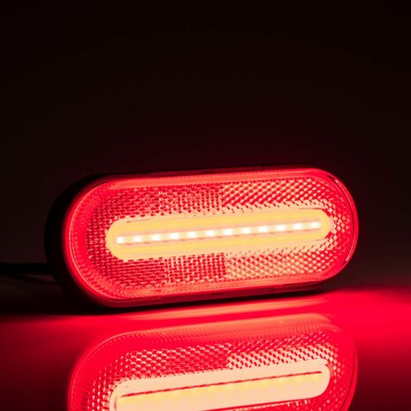 Fristom LED Marker Lamp Red ADR + 0,5m Cable