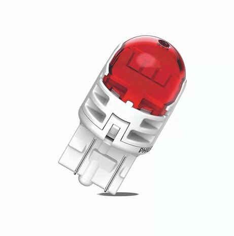 Philips W21/5W LED Retrofit Red 12V 2 Pieces