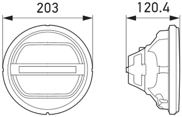 Hella Verstr unit Luminator + Rallye 3003 led | 1F8 241 429-011