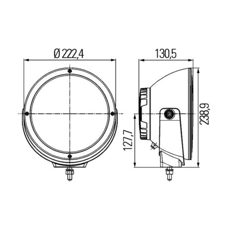 Hella Verstr Luminator led 12V/24V ref 40 | 1F8 011 002-201