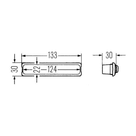 Hella Light Bulb Interior Lighting + Switch Truck | 2JA 001 357-002