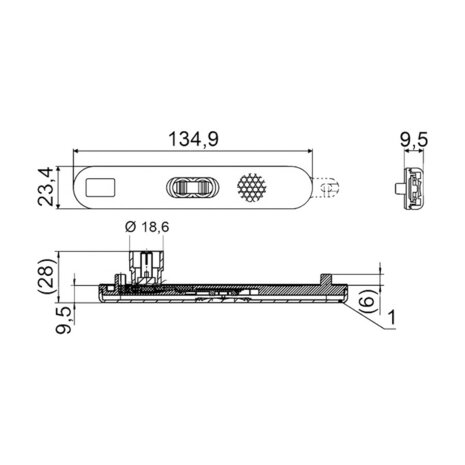 Hella LED Side Marker Orange 24V | 2PS 009 226-031