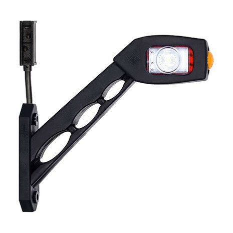 Horpol LED Stalk Marker Lamp 3-Functions + 0,5m cable Short Model Left