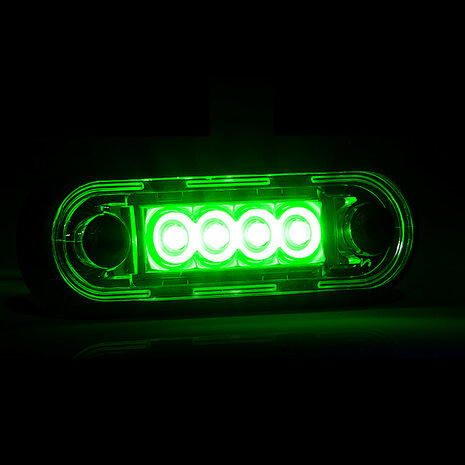 Fristom FT-073 N LED Marker Light Green Short