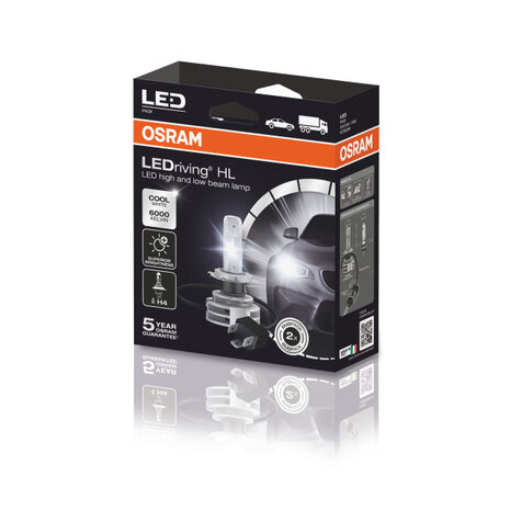 Osram H4 LED Headlamp P43t 12-24 volt 1 Piece