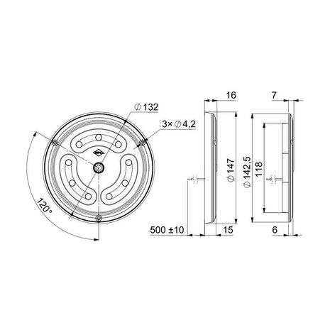 Horpol LED Interior Light + Switch Cool White LWD 2760