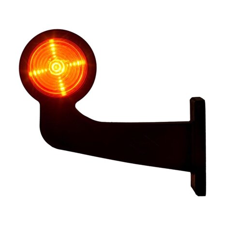 Horpol LED Stalk Marker Lamp Orange-Red 12-24V Right