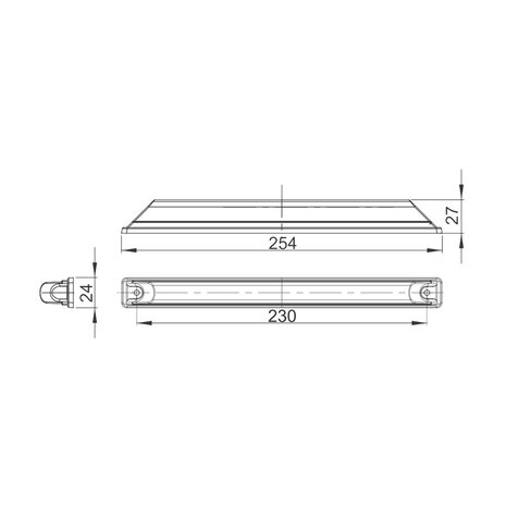 Horpol LED Direction Indicator Long Vehicles 24V LKD 985