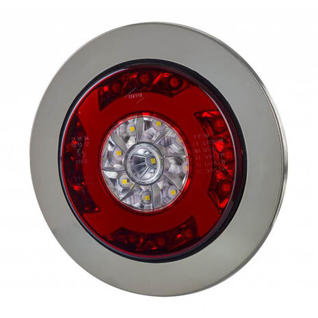 Horpol LED Rear Lamp Chrome Lucy 122mm LZD 2425