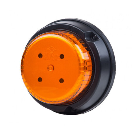 Horpol LED Flash + Rotating Beacon Surface Mounting Orange LDO-2663 R/F