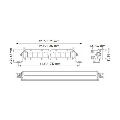 Hella Black Magic Slim LED Lightbar 32" 81CM | 1GJ 358 197-311