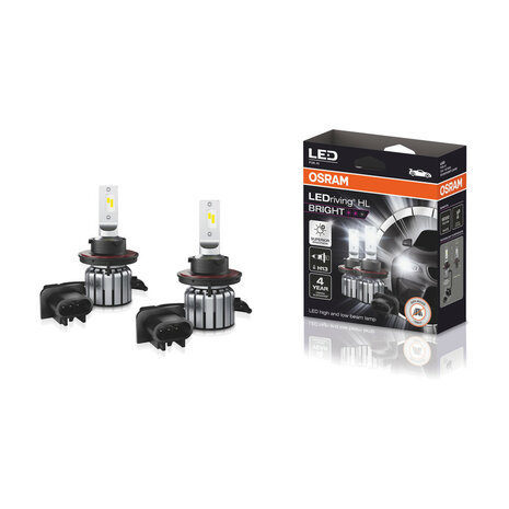 Osram H13 HL Bright LED Headlight Set P22d/PX22d