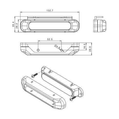 Fristom LED Daytime Running Lights FT-300 Set