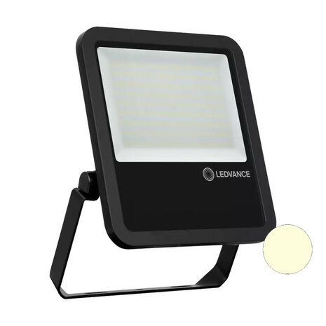 Ledvance 125W LED Flood Light 230V Black 3000K Warm White