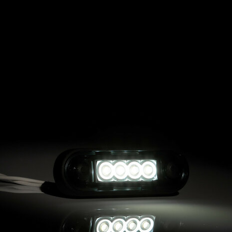 Fristom LED Marker Lamp White Dark Look FT-073