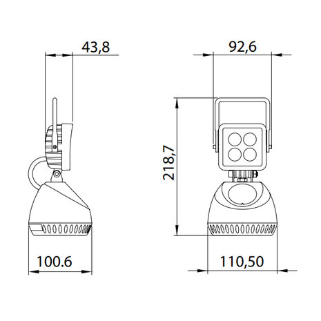 LED Work Light With Manget