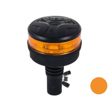 LED Beacon with Flexible Base Orange