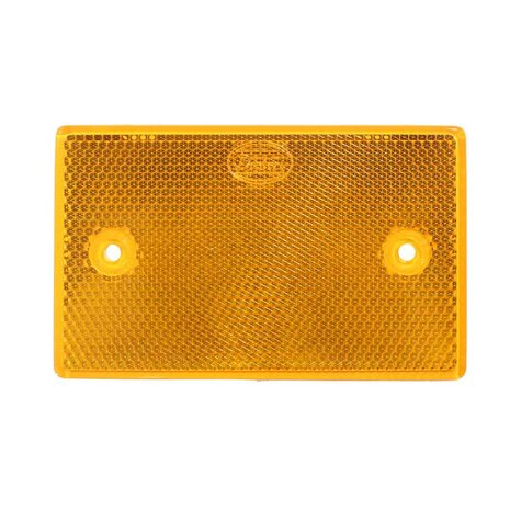 Warning Reflex - Reflector Rectangle 65X105mm Orange