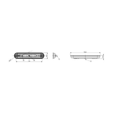 Horpol LED Derde Remlicht LSD 2524