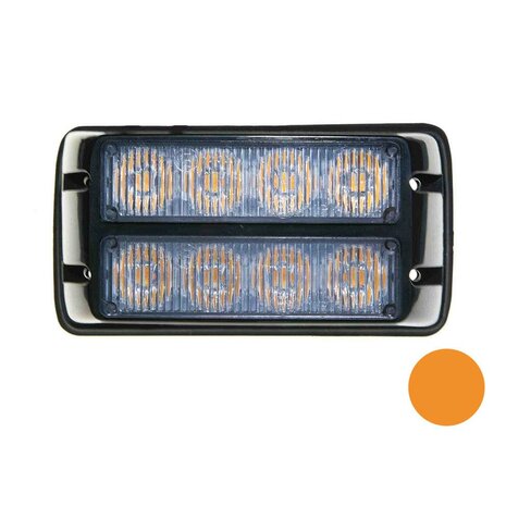 LED flitser 8-voudig dubbel