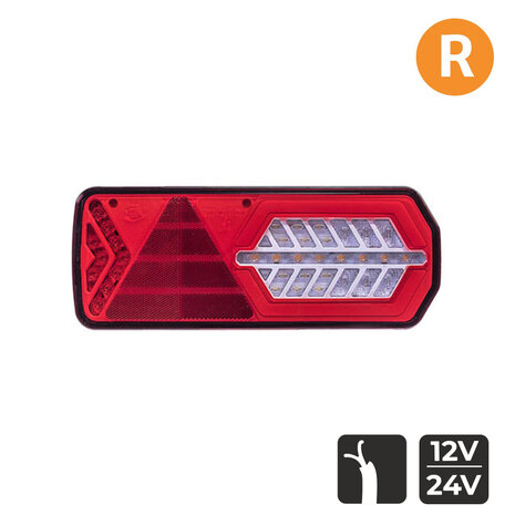 Dasteri DSL-5000TR LED Rear Light Right + Triangle Reflector