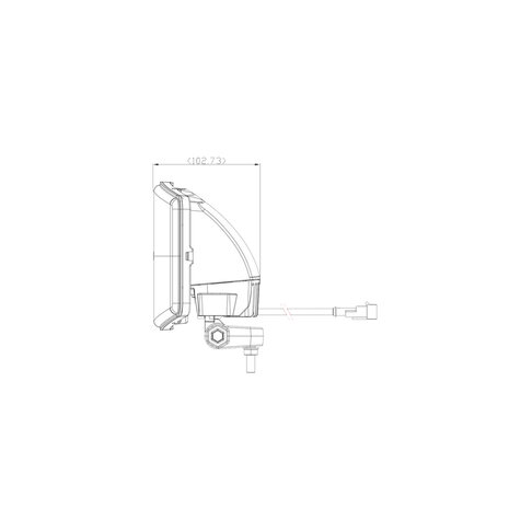 Boreman LED Spotlight + Position Light (AMP Superseal)