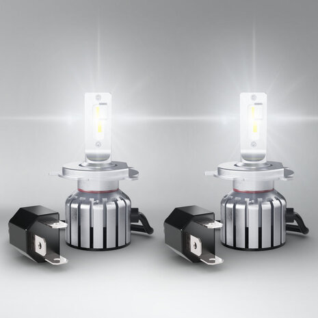 Osram H4 HLT Bright LED Headlamp P43t Pair 24 Volt 2 Pieces