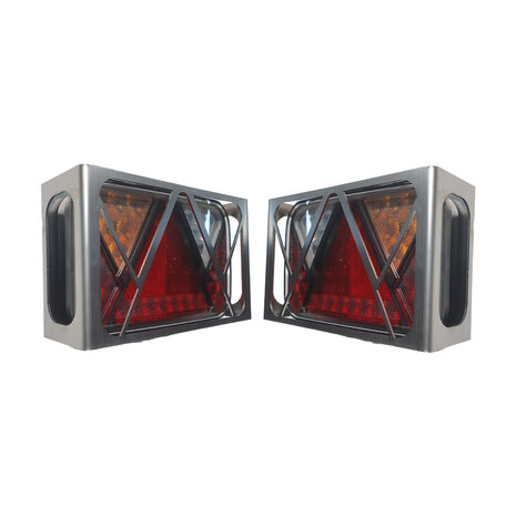 Stainless Steel Rear Light Protector Fristom FT-270 Set