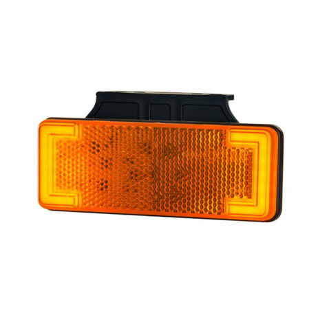 Horpol LED Side Marker Orange 12-24V NEON-look Side + Mounting Bracket