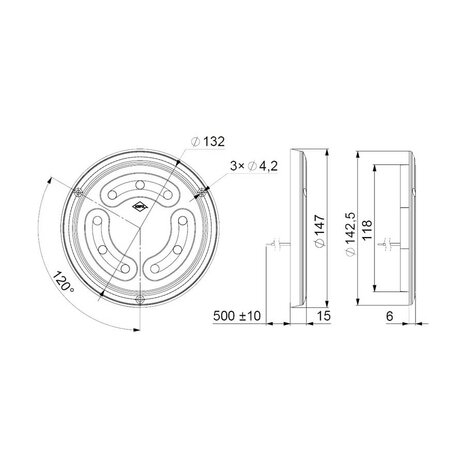 Horpol LED Interior Light Cool White LWD 2758