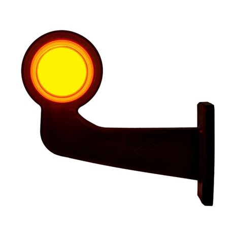 Horpol LED Stalk Marker Lamp Orange-Red 12-24V NEON Look Right