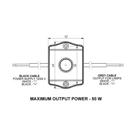 Motion Sensor 12-24V Surface Mounted