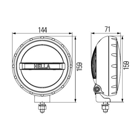 Hella Verstr Comet 200 led | 1F2 012 414-001