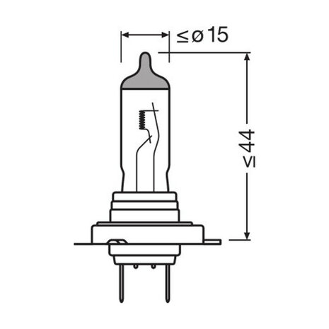 Neolux H7 Halogen Bulb Yellow 12V 55W PX26d 2 Pieces