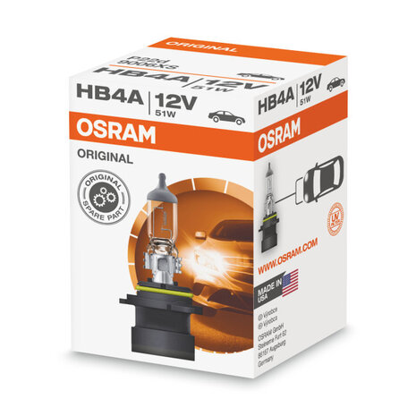 Osram HB4A Halogen Lamp 12V P22d Original Line