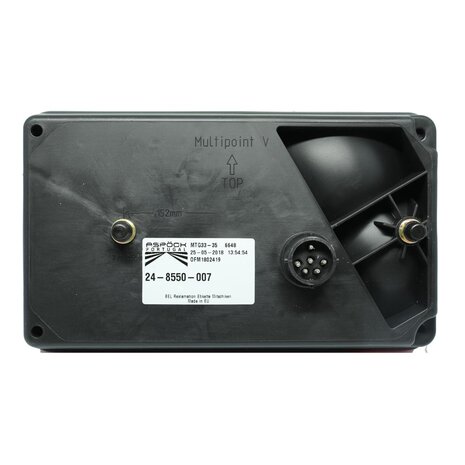 Aspöck Rear Lamp Multipoint 5 [8P] Left + Fog + Reverse