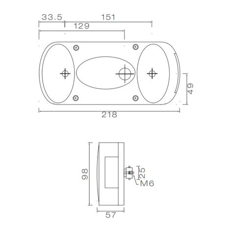 Aspöck Rear Lamp Midipoint 2 Left and Right