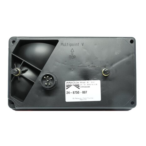 Aspöck Rear Lamp Multipoint 5 [8P] Right + Fog + Reverse