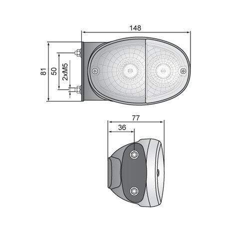 Multifunctional Rear Lamp Side-Mount