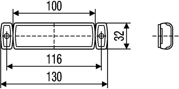 HELLA LED Position Light White 24V | 2PG 011 422-091
