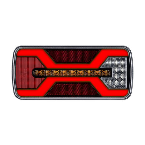 X-Spider LED Rear Light + Fog Light | License Plate Light | 5P Bayonet | Left