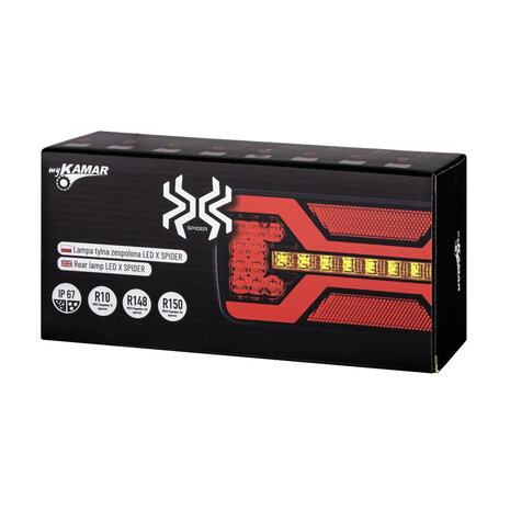 X-Spider LED Rear Light + Reversing Light | 5P Bayonet | Right