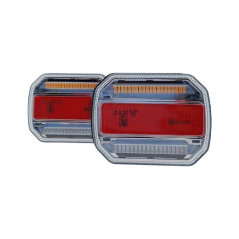 LED Rear Lights Set Wireless 12/24V