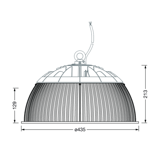 Aluminium Reflector Voor Highbay Lamp